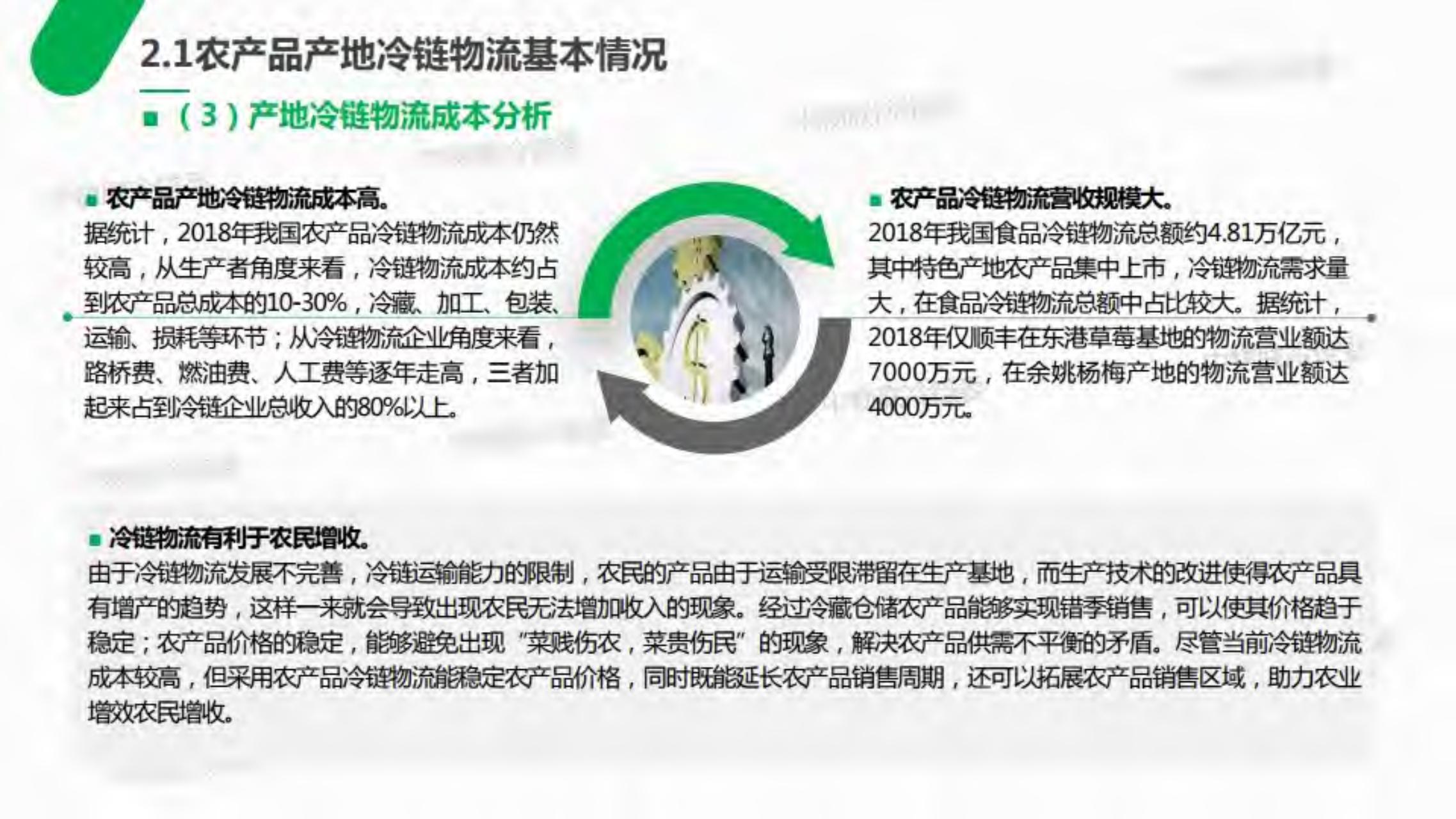 2019年农产品产地冷链研究报告