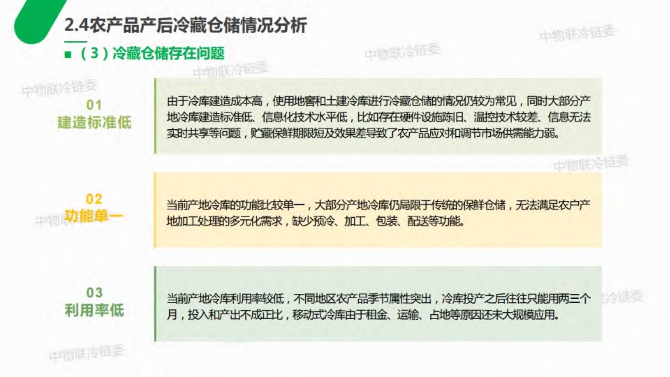 2019年农产品产地冷链研究报告